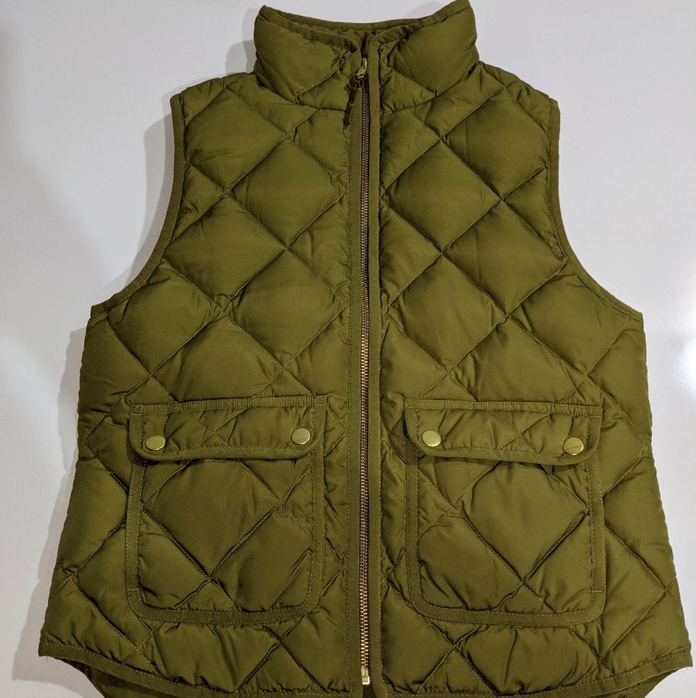 J crew Olive vest*